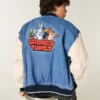 Jacheta din denim cu imprimeu Looney Tunes Jacheta din denim cu imprimeu Looney Tunes