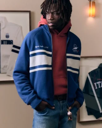 Jacheta din fleece cu imprimeu grafic FIFA World Cup France 1998