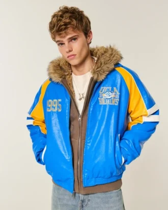 Jacheta din piele artificială UCLA Bruins Graphic Jacheta din piele artificială UCLA Bruins Graphic
