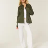 Jacheta militară din twill Y2K Jacheta militară din twill Y2K