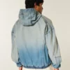 Jacheta skater din denim cu fermoar Jacheta skater din denim cu fermoar