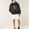 Jacheta skater din denim spălat negru Jacheta skater din denim spălat negru