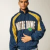 Jacheta universitară Fighting Irish cu imprimeu grafic Jacheta universitară Fighting Irish cu imprimeu grafic