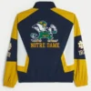Jacheta universitară Fighting Irish cu imprimeu grafic Jacheta universitară Fighting Irish cu imprimeu grafic