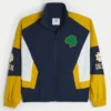 Jacheta universitară Fighting Irish cu imprimeu grafic Jacheta universitară Fighting Irish cu imprimeu grafic