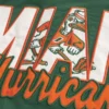 Jacheta windbreaker cu imprimeu grafic University of Miami Hurricanes Jacheta windbreaker cu imprimeu grafic University of Miami Hurricanes