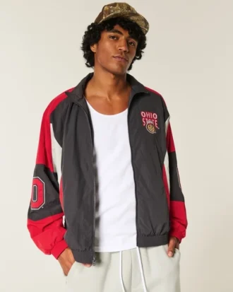 jacheta windbreaker cu imprimeu ohio state university buckeyes 1 2 330x413 - Jacheta windbreaker cu imprimeu Ohio State University Buckeyes