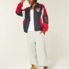 Jacheta windbreaker cu imprimeu Ohio State University Buckeyes Jacheta windbreaker cu imprimeu Ohio State University Buckeyes