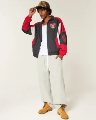 jacheta windbreaker cu imprimeu ohio state university buckeyes 2 2 330x413 - Jacheta windbreaker cu imprimeu Ohio State University Buckeyes