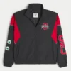 Jacheta windbreaker cu imprimeu Ohio State University Buckeyes