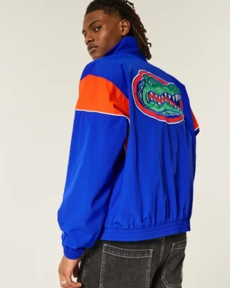 Jacheta windbreaker cu imprimeu University of Florida Gators