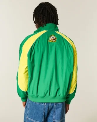 Jacheta windbreaker cu imprimeu University of Oregon Ducks Jacheta windbreaker cu imprimeu University of Oregon Ducks