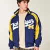Jacheta windbreaker cu imprimeu Wolverines de la Universitatea din Michigan Jacheta windbreaker cu imprimeu Wolverines de la Universitatea din Michigan