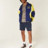 Jacheta windbreaker cu imprimeu Wolverines de la Universitatea din Michigan Jacheta windbreaker cu imprimeu Wolverines de la Universitatea din Michigan