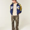 Jacheta windbreaker cu imprimeu Wolverines de la Universitatea din Michigan Jacheta windbreaker cu imprimeu Wolverines de la Universitatea din Michigan