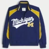 Jacheta windbreaker cu imprimeu Wolverines de la Universitatea din Michigan Jacheta windbreaker cu imprimeu Wolverines de la Universitatea din Michigan