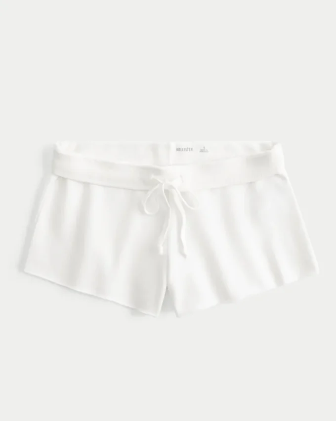 Mini pantaloni scurți din fleece Mini pantaloni scurți din fleece