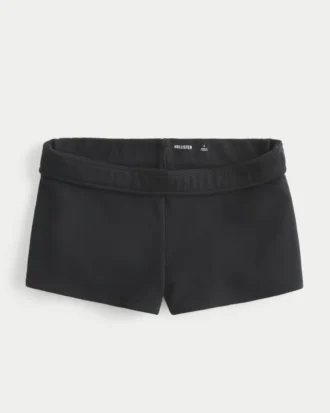 Mini pantaloni scurți din fleece