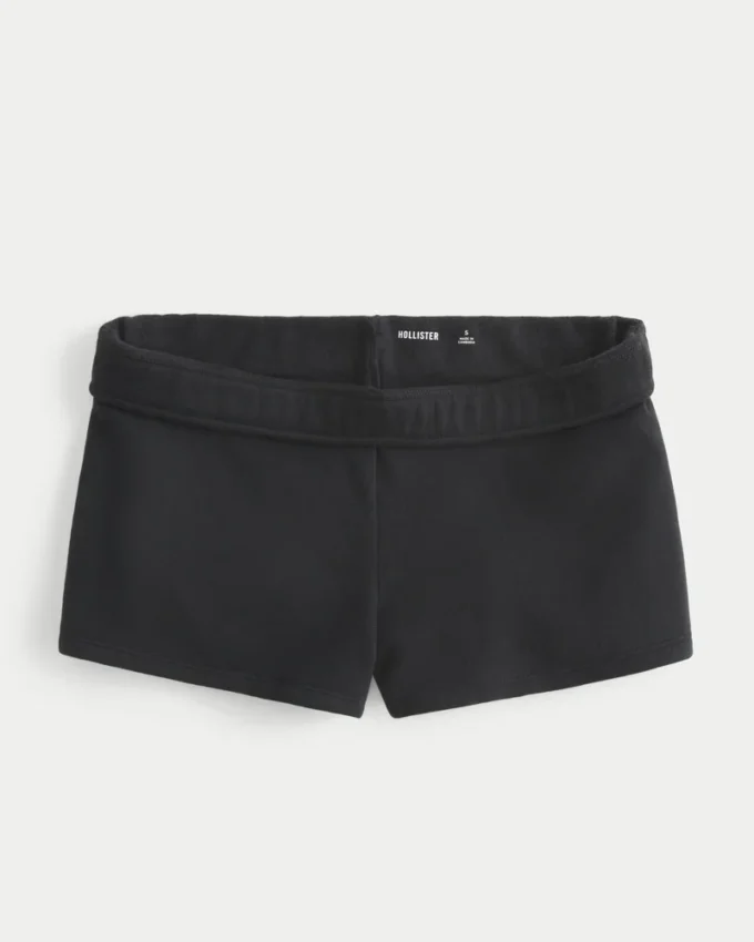 Mini pantaloni scurți din fleece Mini pantaloni scurți din fleece