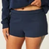 Mini pantaloni scurți din fleece Mini pantaloni scurți din fleece