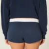Mini pantaloni scurți din fleece Mini pantaloni scurți din fleece