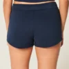Mini pantaloni scurți din fleece cu imprimeu grafic Mini pantaloni scurți din fleece cu imprimeu grafic