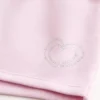 Mini pantaloni scurți din fleece cu imprimeu inimă Mini pantaloni scurți din fleece cu imprimeu inimă