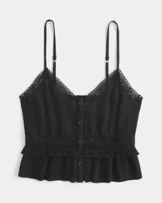 Mini top cu franjuri