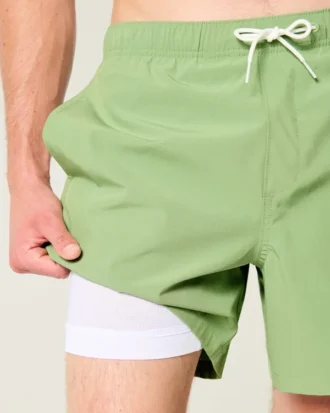 Șort de baie Malibu Beach Graphic Mid-Thigh Volley