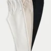 Pachet de 3 pantaloni jogging din fleece largi Pachet de 3 pantaloni jogging din fleece largi