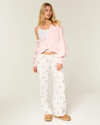 Pantaloni boxer largi Always Cozy Pointelle Pantaloni boxer largi Always Cozy Pointelle