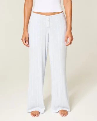 Pantaloni boxer largi Always Cozy Pointelle
