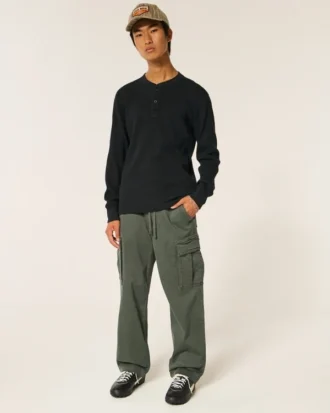Pantaloni cargo largi