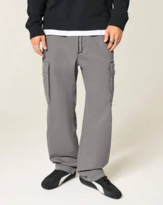Pantaloni cargo largi