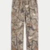 Pantaloni cargo largi, cu elastic Pantaloni cargo largi, cu elastic