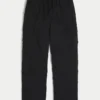 Pantaloni cargo largi, cu elastic Pantaloni cargo largi, cu elastic