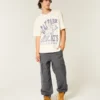 Pantaloni cargo largi pentru skateri Pantaloni cargo largi pentru skateri
