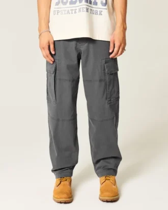 Pantaloni cargo largi pentru skateri