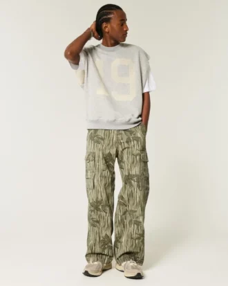 Pantaloni cargo super largi