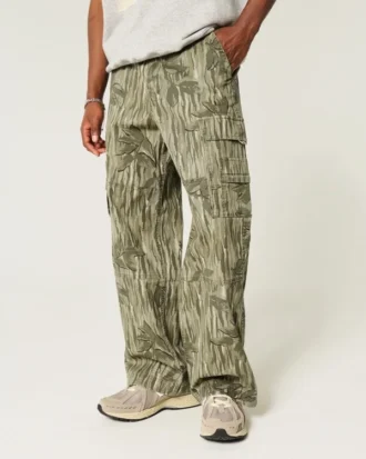 Pantaloni cargo super largi