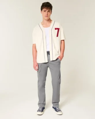 Pantaloni chino drepți slim