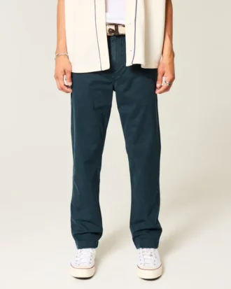 Pantaloni chino drepți slim