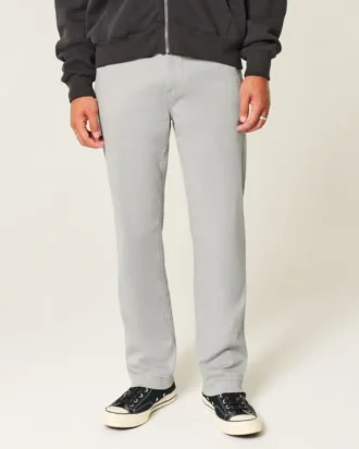 Pantaloni chino drepți slim