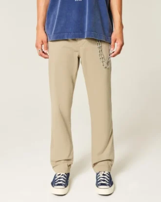 Pantaloni chino drepți slim