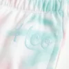 Pantaloni de jogging din bumbac cu efect de spălare și logo grafic Pantaloni de jogging din bumbac cu efect de spălare și logo grafic