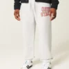 Pantaloni de jogging din fleece cu talie elastică și imprimeu Ohio State University Buckeyes Pantaloni de jogging din fleece cu talie elastică și imprimeu Ohio State University Buckeyes