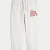 Pantaloni de jogging din fleece cu talie elastică și imprimeu Ohio State University Buckeyes Pantaloni de jogging din fleece cu talie elastică și imprimeu Ohio State University Buckeyes