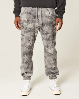 Pantaloni de jogging largi cu cordon