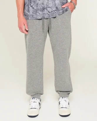 Pantaloni de jogging largi cu cordon