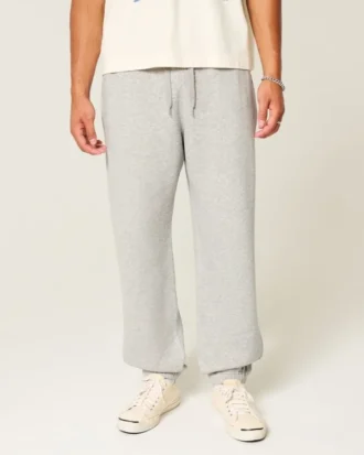 Pantaloni de jogging largi cu cordon